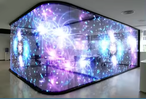 Màn hình LED Film Dán Kính Siêu Trong Suốt