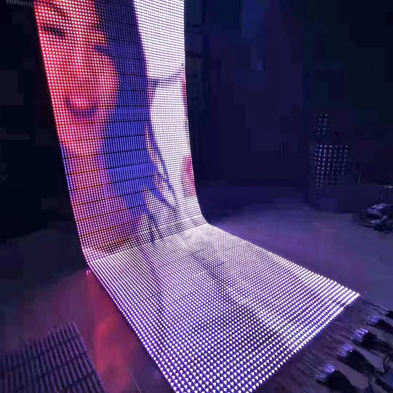 Màn Hình LED Lưới Dạng Rèm